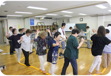 かんたん運動教室の様子